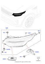 LR138271 - Land Rover Headlamp