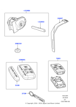 LR098227 - Land Rover Lockset - Complete Vehicle