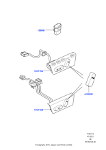 LR039767 - Land Rover Switch