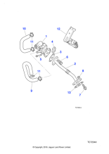 NNE4774AC - Jaguar Exhaust gas recirculation pipe gasket