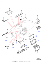 T4N32842 - Jaguar Cover panel