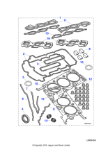 C2S33620 - Jaguar Exhaust manifold gasket