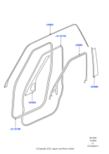 CFE500780 - Land Rover Seal - Door Front And Rear