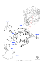 LR125828 - Land Rover Wiring - Engine