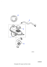 C2C24568 - Jaguar Plenum drain tube