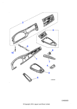 XR825129 - Jaguar Door veneer panel