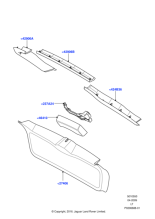 LR017990 - Land Rover Panel - Door Trim