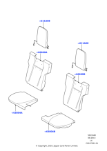 LR064393 - Land Rover Cover - Seat Back