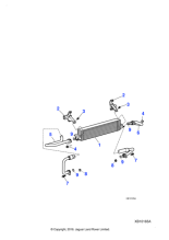 C2C38597 - Jaguar Oil cooler