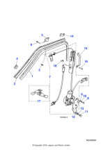 SH106101J - Jaguar Mounting plate bolt