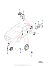 C2Z21822 - Jaguar Mounting bracket