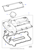 XR839170 - Jaguar Camshaft cover