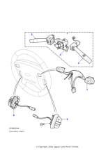 STC4017 - Land Rover Switch-master lighting /indicator/headlamp dip