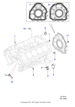 C2Z27888 - Jaguar Rear cover