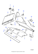 C2C10261LEG - Jaguar Retaining hook