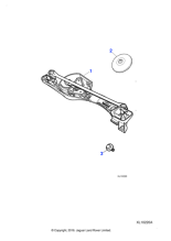 C2C34187 - Jaguar Windscreen wiper motor