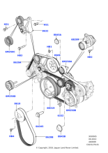 LR025988 - Land Rover Pulley - Idler