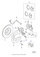 C2C42014 - Jaguar Brake pad kit