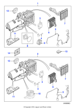 XR83003 - Jaguar Heater core