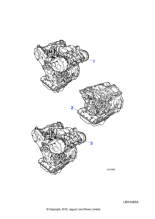 XR845473 - Jaguar Complete engine