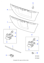 C2C29016 - Jaguar Trunk lid finisher