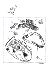 XR835490 - Jaguar Lamp cluster