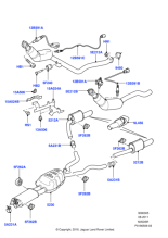 LR015367 - Land Rover Muffler - Front