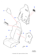 T2R23195QHV - Jaguar Squab cover