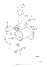 T2H3246 - Jaguar Starter motor