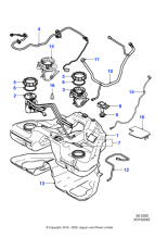 C2C25738 - Jaguar Fuel tank