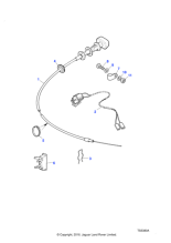 NTC3690 - Land Rover Cable assembly choke