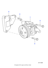 C2C36768 - Jaguar Power steering pump