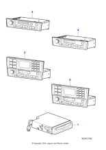 C2C40257 - Jaguar Radio/compact disc player