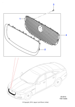 C2D47214 - Jaguar Radiator grille surround