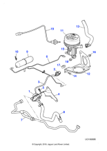 C2C22717 - Jaguar Hose - Vacuum