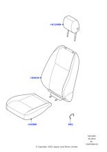 LR126351 - Land Rover Cover - Seat Back