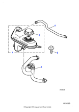 XR839081 - Jaguar Expansion tank