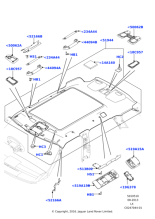 LR053616 - Land Rover Headlining - Roof