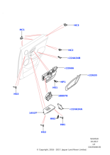 LR028117 - Land Rover Housing - Switch