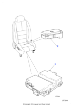 XR845533 - Jaguar Seat control module