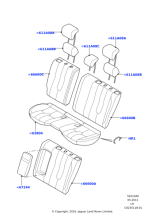 LR026875 - Land Rover Cover - Seat Cushion