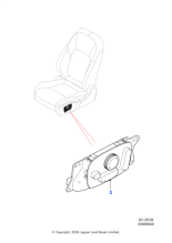 T2H2667 - Jaguar Seat adjustment switch