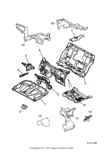 C2C32839 - Jaguar Bonnet insulation