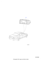 C2C36966 - Jaguar Air conditioning control panel