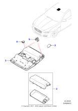 T2H20565PVJ - Jaguar Roof console