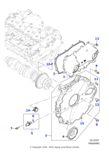 JDE39481 - Jaguar Crankshaft oil seal