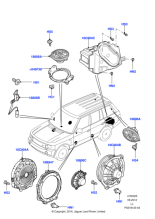 LR018049 - Land Rover Speaker