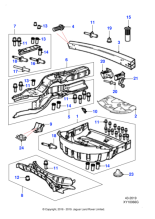 C2C3297 - Jaguar Bumper beam