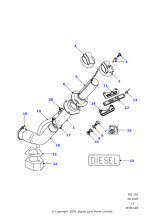 502951 - Land Rover Label-fuel caution