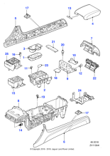 C2Z17623LHJ - Jaguar Console panel